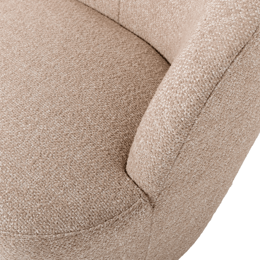 SERRA DRAAIFAUTEUIL NATUREL MELANGE