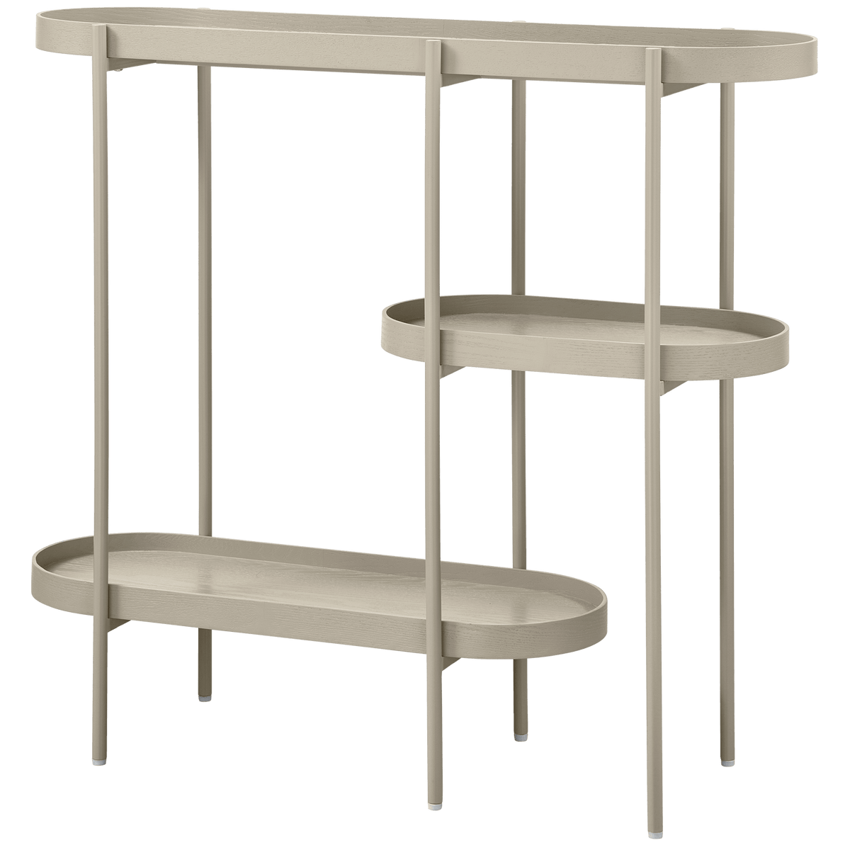 NOAN SIDETABLE HOUT/METAAL ANTIEK BEIGE