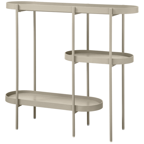 NOAN SIDETABLE HOUT/METAAL ANTIEK BEIGE