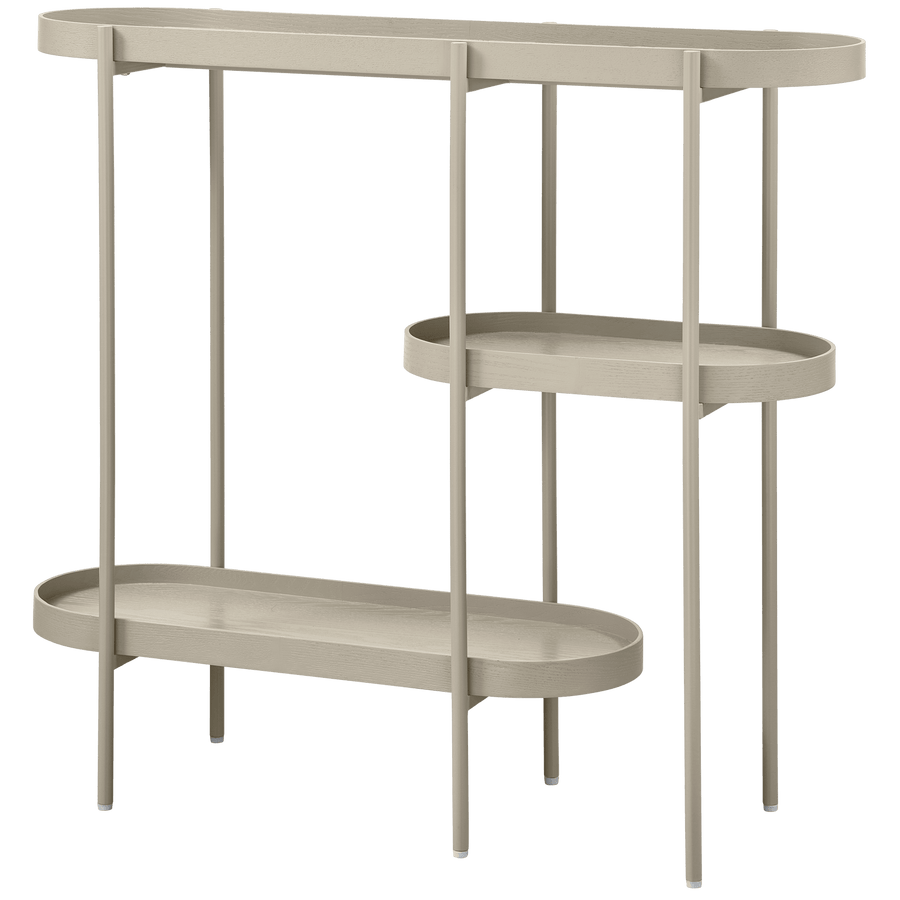 NOAN SIDETABLE HOUT/METAAL ANTIEK BEIGE