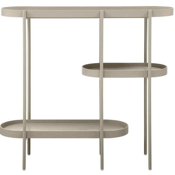 NOAN SIDETABLE HOUT/METAAL ANTIEK BEIGE