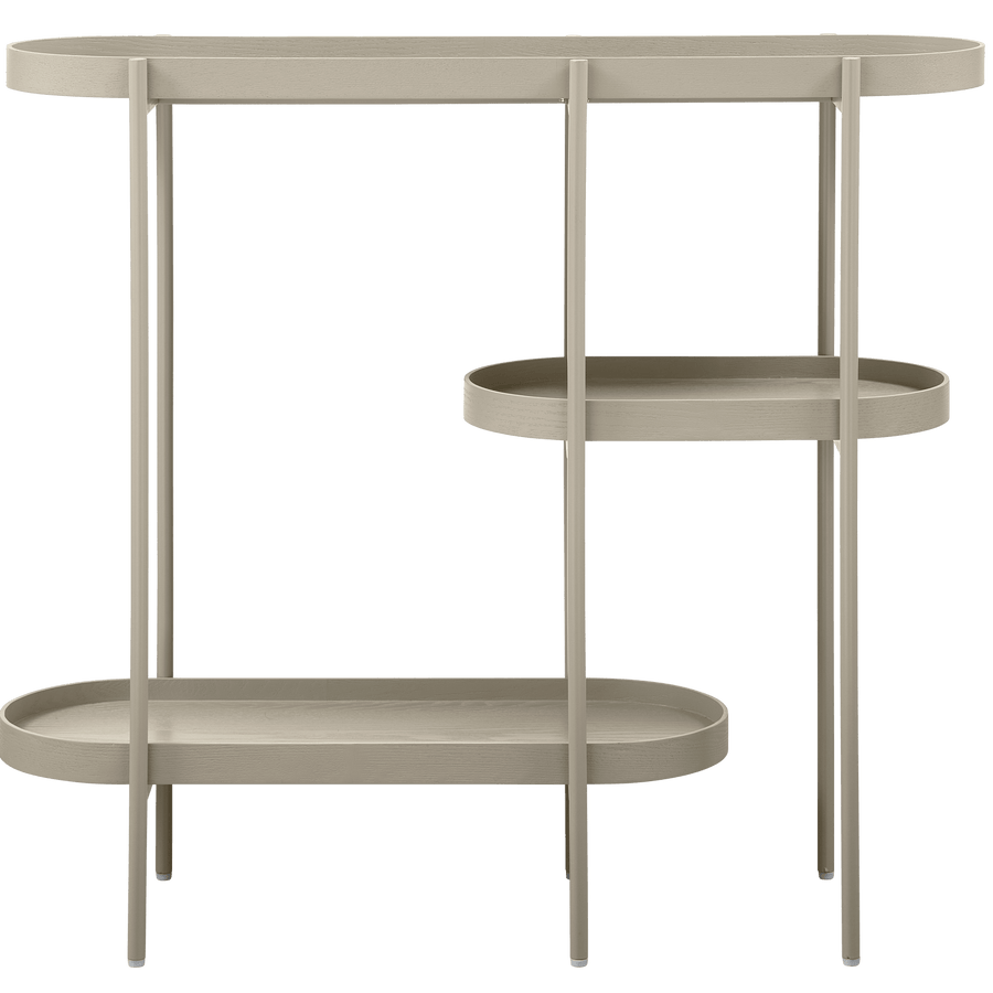 NOAN SIDETABLE HOUT/METAAL ANTIEK BEIGE