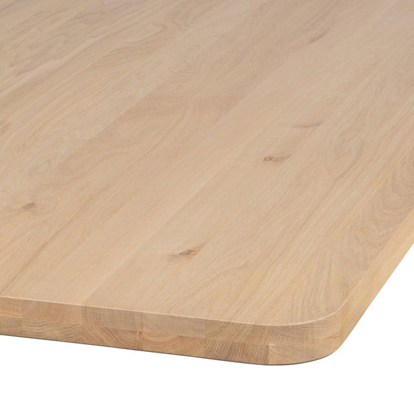 TABLO TAFELBLAD EIKEN NATUREL CURVED 200X90 CM [fsc]