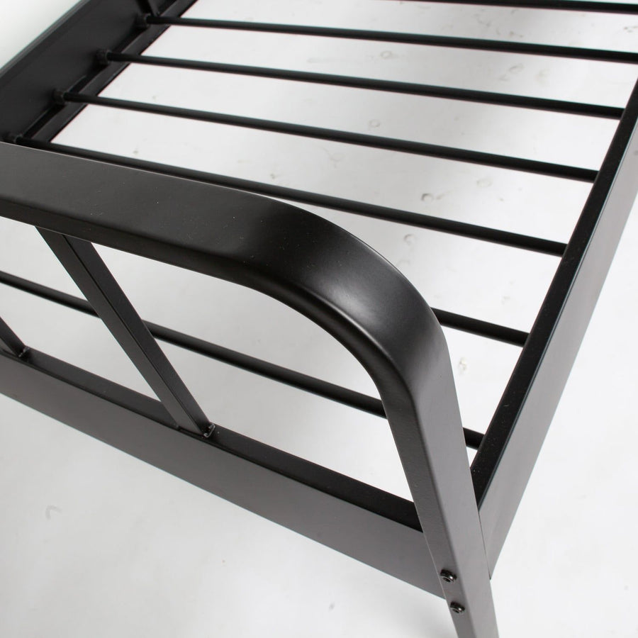 MEES BED METAAL ZWART 90X200 CM