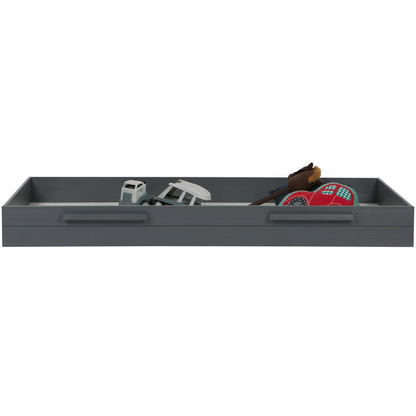 DENNIS BED 90X200 CM GRENEN STEEL GREY GEBORSTELD [fsc]