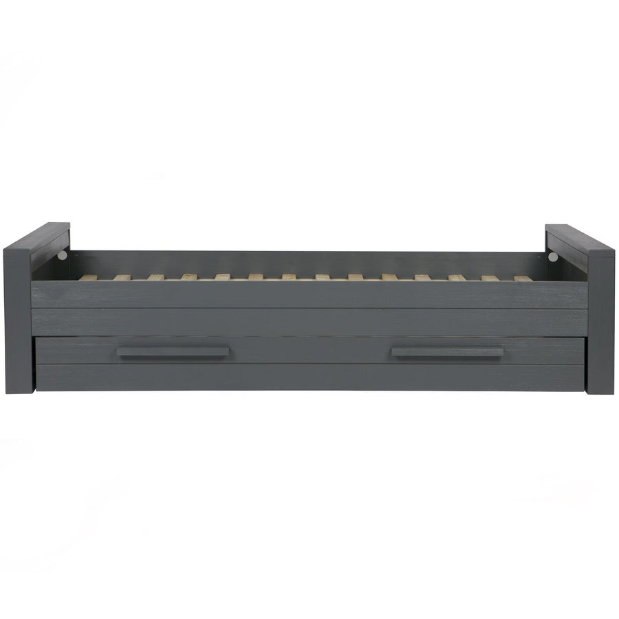 DENNIS BED 90X200 CM GRENEN STEEL GREY GEBORSTELD [fsc]