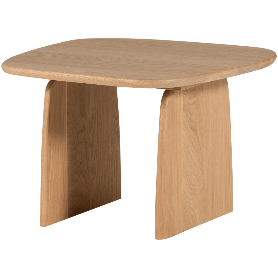 TABLO SALONTAFEL 60 CM EIKEN TRANSPARANT [fsc]