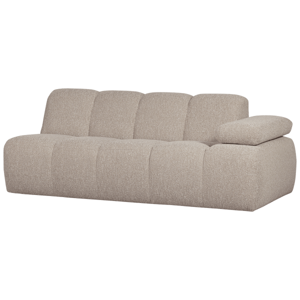 MOJO 2-ZITS ELEMENT ARM RECHTS BOUCLE BEIGE MELANGE