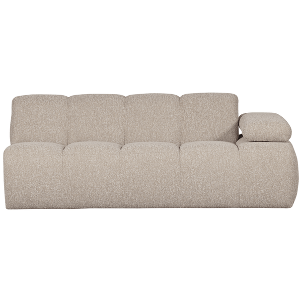 MOJO 2-ZITS ELEMENT ARM RECHTS BOUCLE BEIGE MELANGE