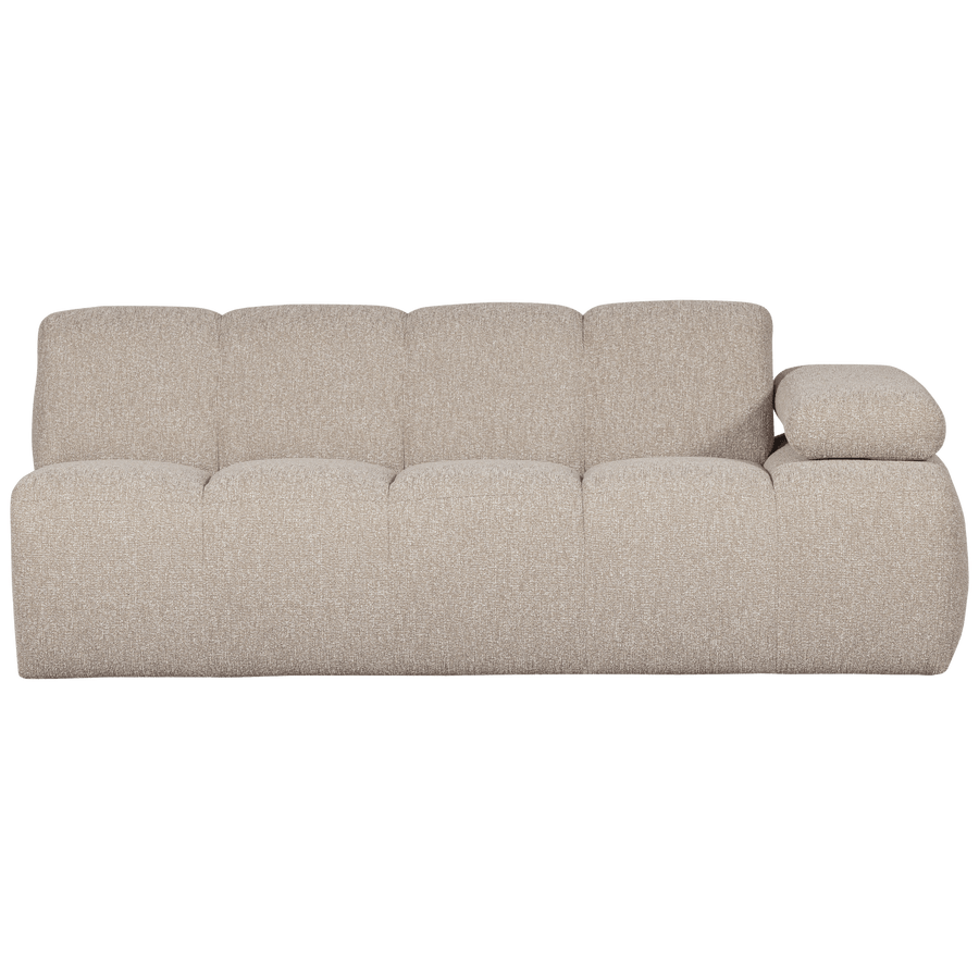 MOJO 2-ZITS ELEMENT ARM RECHTS BOUCLE BEIGE MELANGE