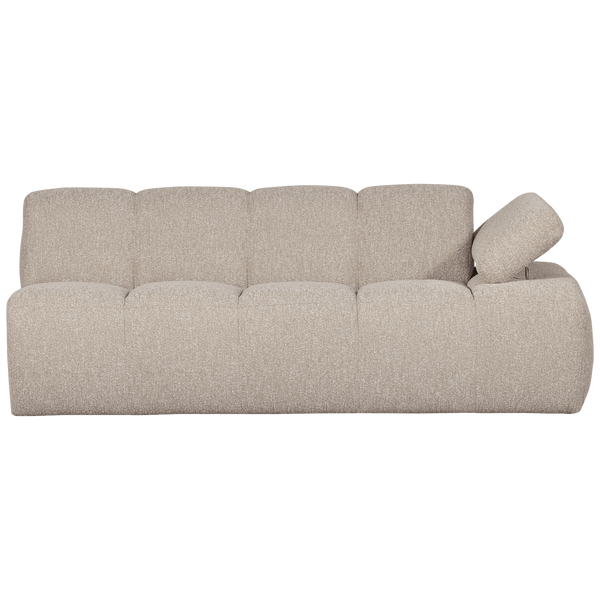 MOJO 2-ZITS ELEMENT ARM RECHTS BOUCLE BEIGE MELANGE