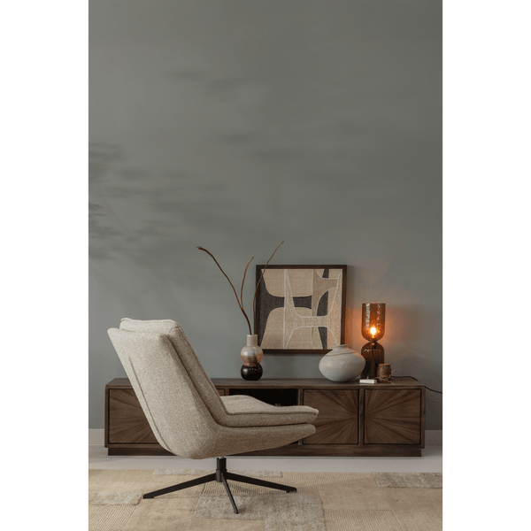 MILARO DRAAIFAUTEUIL NATUREL MELANGE