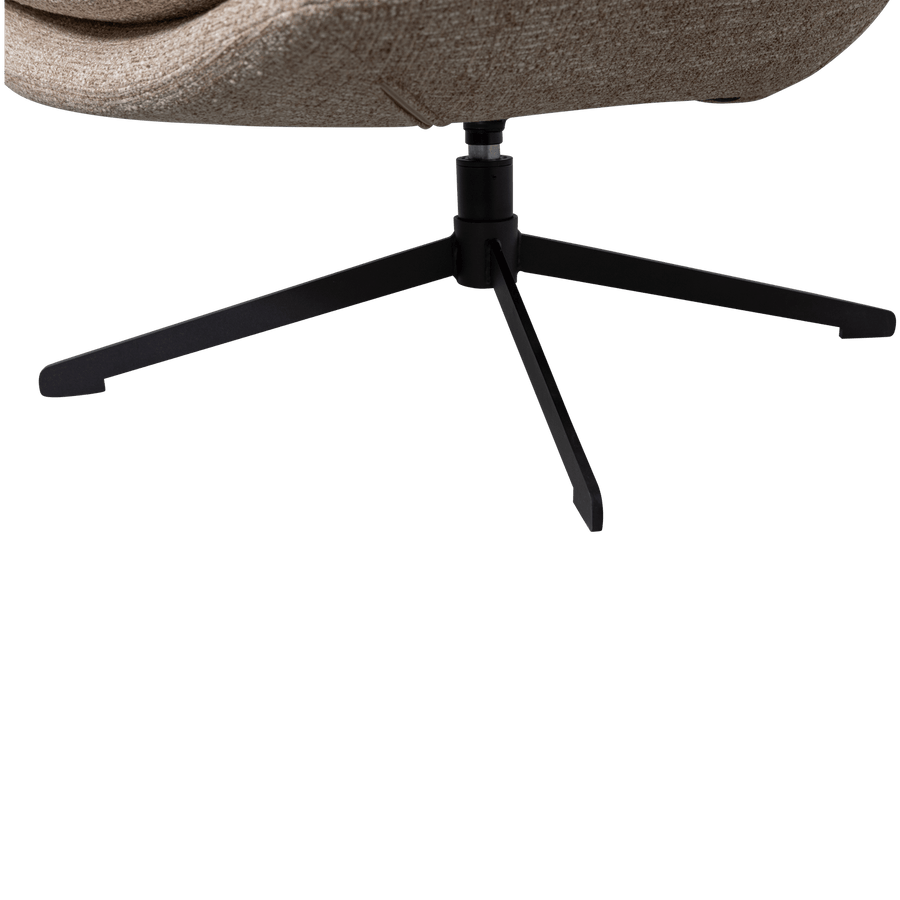 MILARO DRAAIFAUTEUIL NATUREL MELANGE