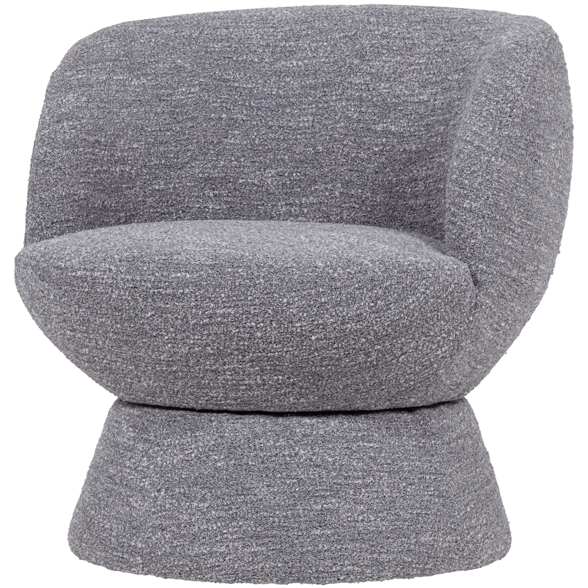 SHUFFLE DRAAIFAUTEUIL GRIJS MELANGE