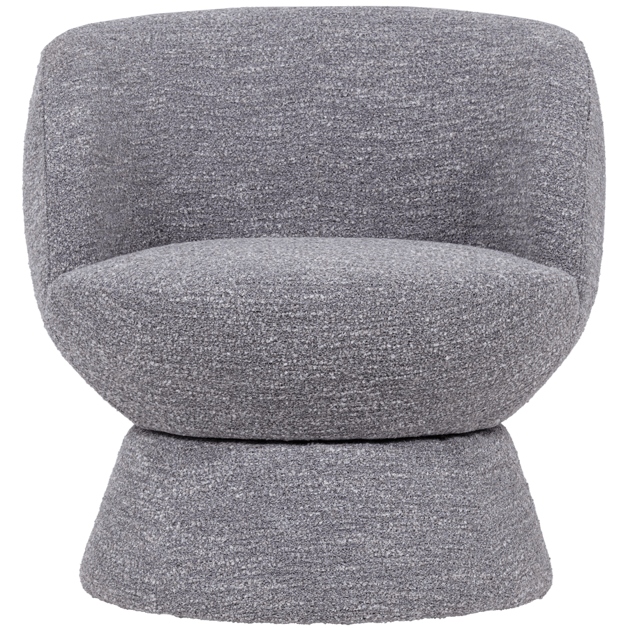 SHUFFLE DRAAIFAUTEUIL GRIJS MELANGE