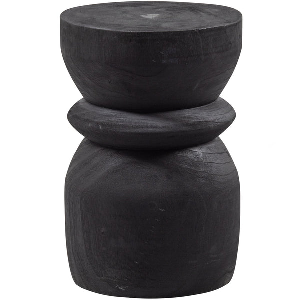 BIKKEL KRUK HOUT ZWART 40XO28 CM