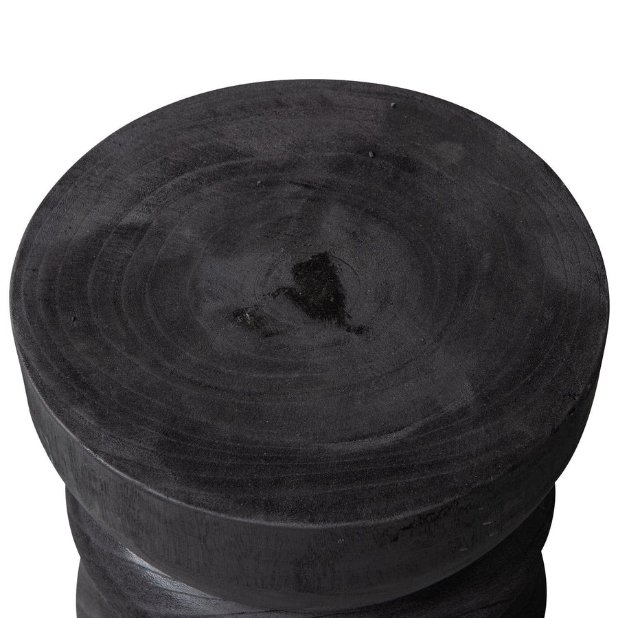 BIKKEL KRUK HOUT ZWART 40XO28 CM