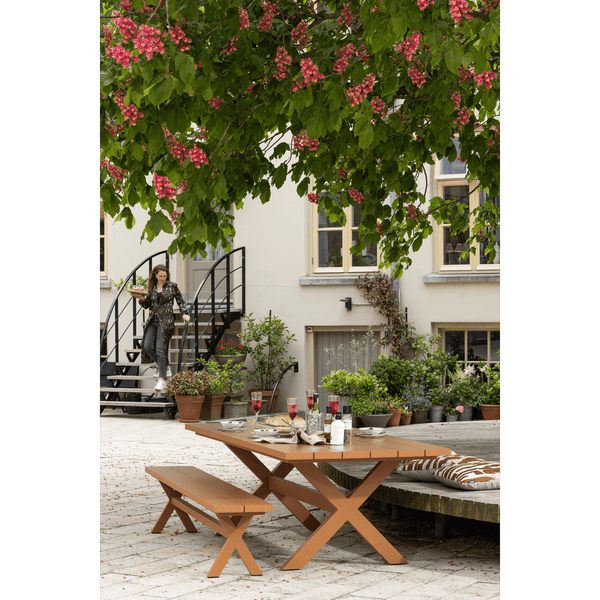 DELTA PICKNICK TUINTAFEL ALUMINIUM TERRA 220X100 CM