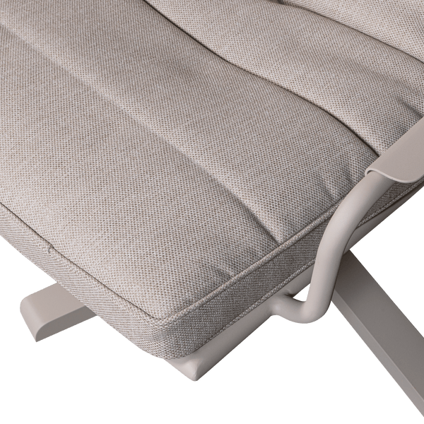 COOSA TUIN FAUTEUIL ALUMINIUM ZAND