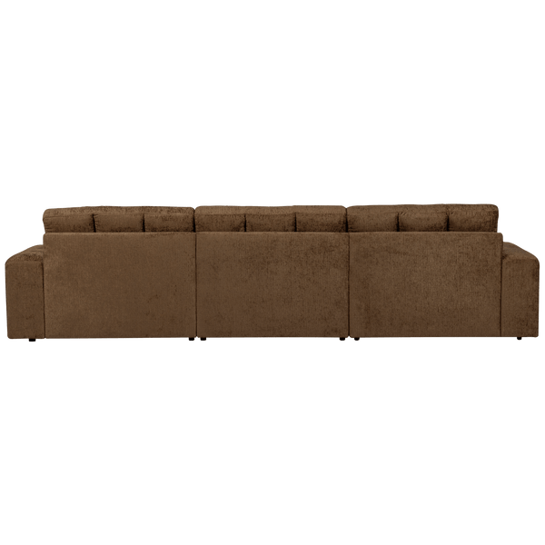 SECOND DATE CHAISE LONGUE LINKS STRUCTURE VELVET BRASS