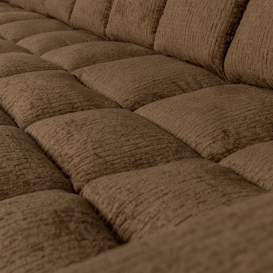 SECOND DATE CHAISE LONGUE LINKS STRUCTURE VELVET BRASS