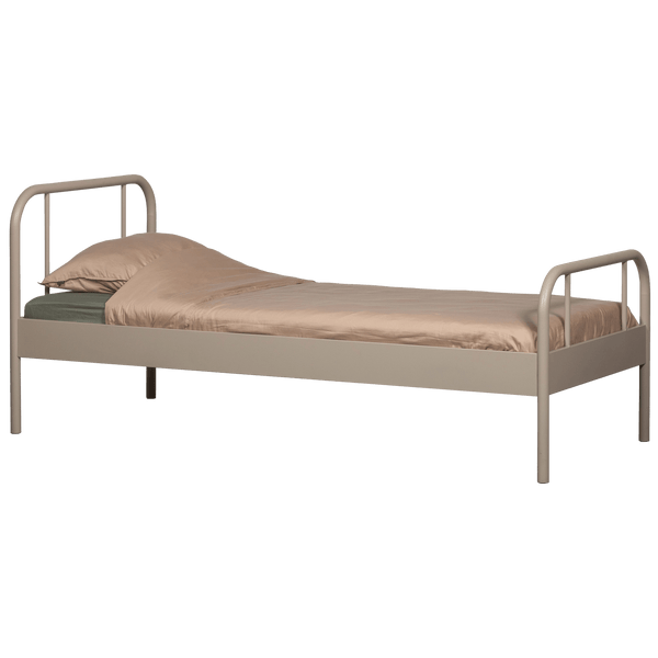 MATA 1-PERSOONS BED METAAL ZAND 90X200 CM