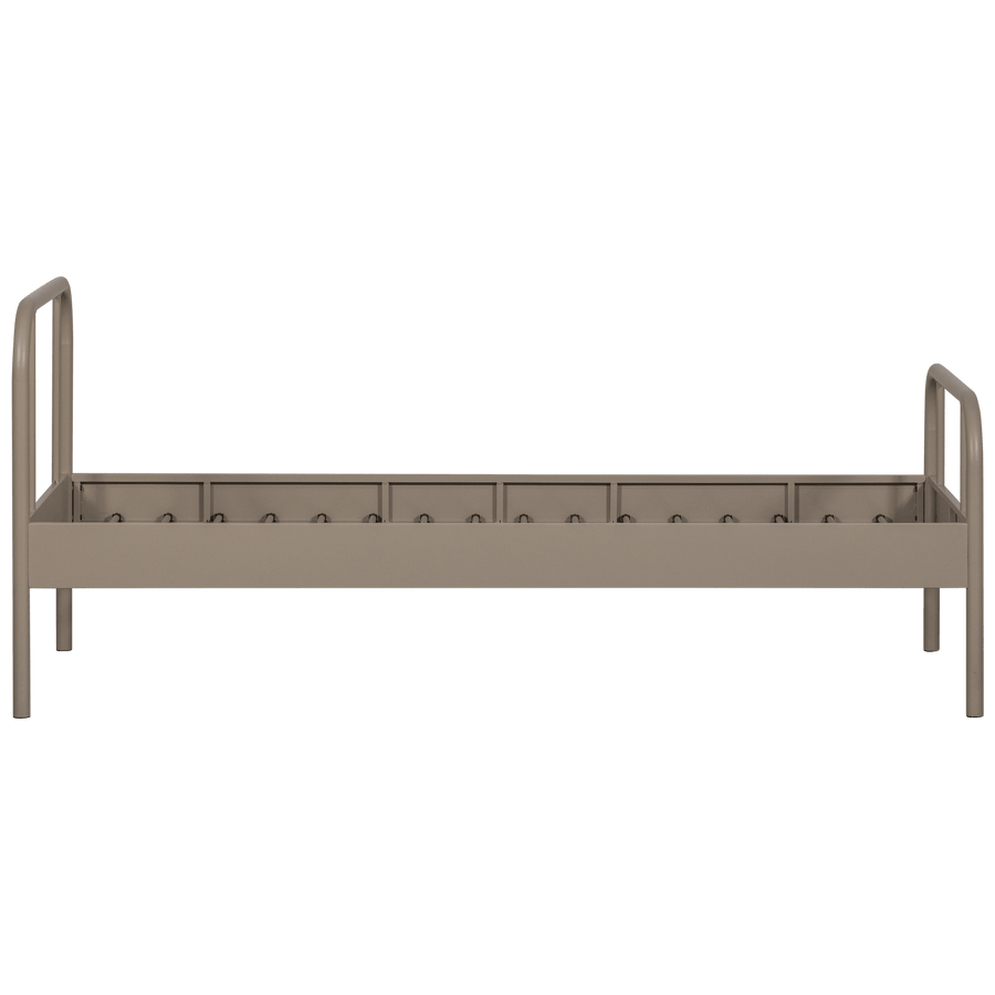 MATA 1-PERSOONS BED METAAL ZAND 90X200 CM