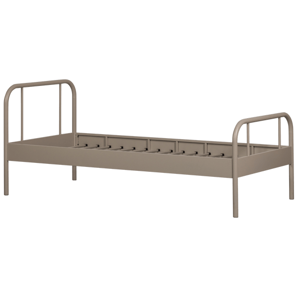 MATA 1-PERSOONS BED METAAL ZAND 90X200 CM