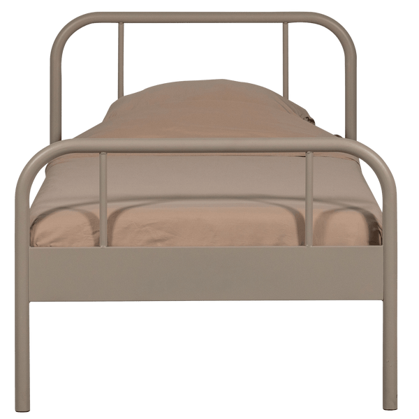 MATA 1-PERSOONS BED METAAL ZAND 90X200 CM