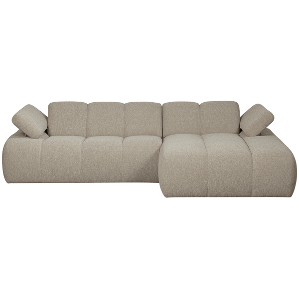 MOJO CHAISE LONGUE BANK RECHTS BOUCLE BEIGE MELANGE