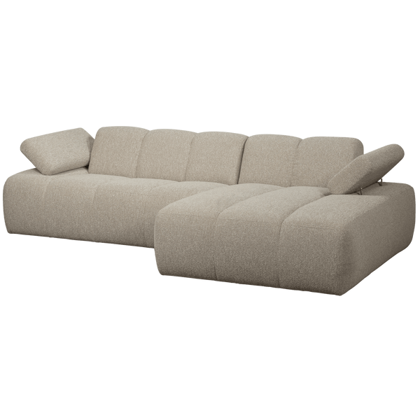 MOJO CHAISE LONGUE BANK RECHTS BOUCLE BEIGE MELANGE