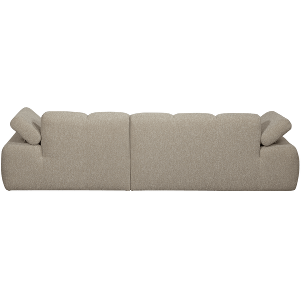 MOJO CHAISE LONGUE BANK RECHTS BOUCLE BEIGE MELANGE