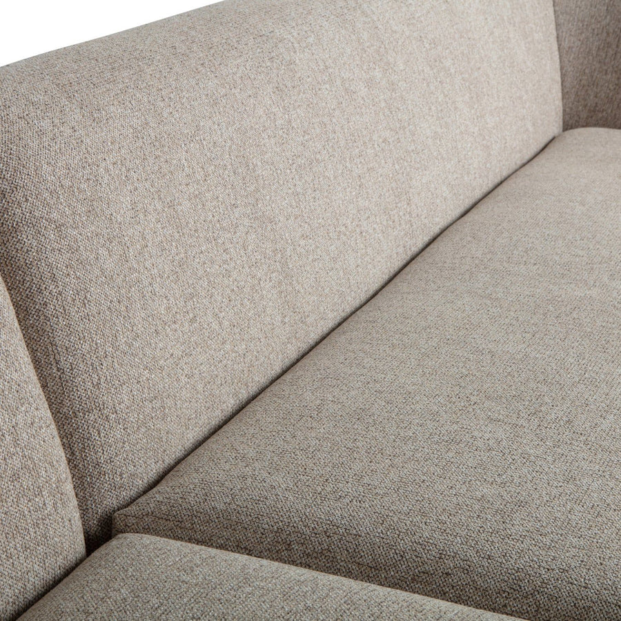 SLOPING HOEKBANK LINKS NATUREL MELANGE