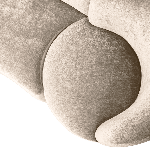 COMBI-POPULAR: BANKJE + Fauteuil NATUREL