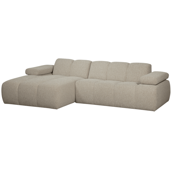 MOJO CHAISE LONGUE BANK LINKS BOUCLE BEIGE MELANGE