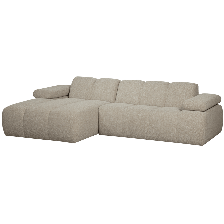 MOJO CHAISE LONGUE BANK LINKS BOUCLE BEIGE MELANGE