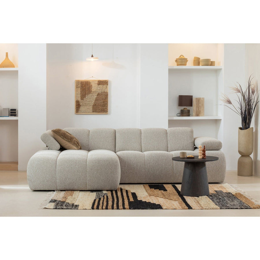 MOJO CHAISE LONGUE BANK LINKS BOUCLE BEIGE MELANGE