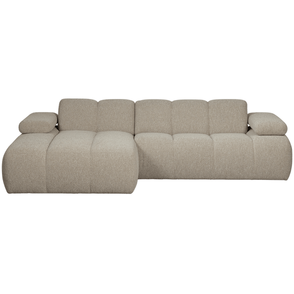 MOJO CHAISE LONGUE BANK LINKS BOUCLE BEIGE MELANGE
