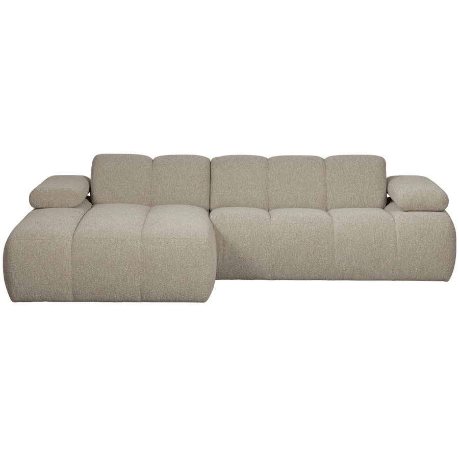 MOJO CHAISE LONGUE BANK LINKS BOUCLE BEIGE MELANGE