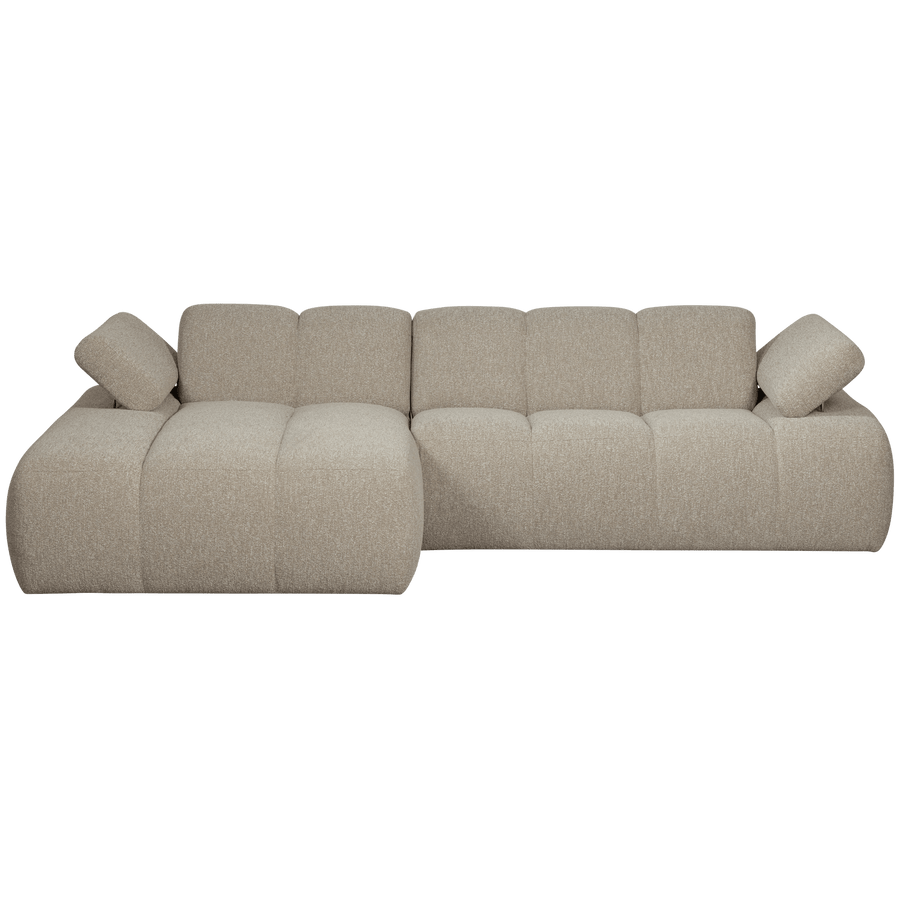 MOJO CHAISE LONGUE BANK LINKS BOUCLE BEIGE MELANGE