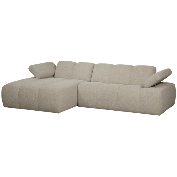 MOJO CHAISE LONGUE BANK LINKS BOUCLE BEIGE MELANGE