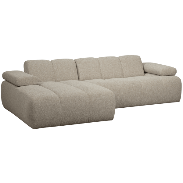 MOJO CHAISE LONGUE BANK LINKS BOUCLE BEIGE MELANGE