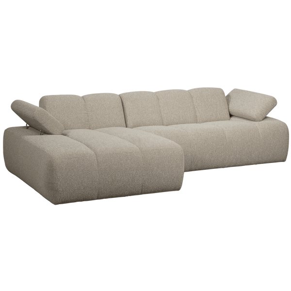 MOJO CHAISE LONGUE BANK LINKS BOUCLE BEIGE MELANGE