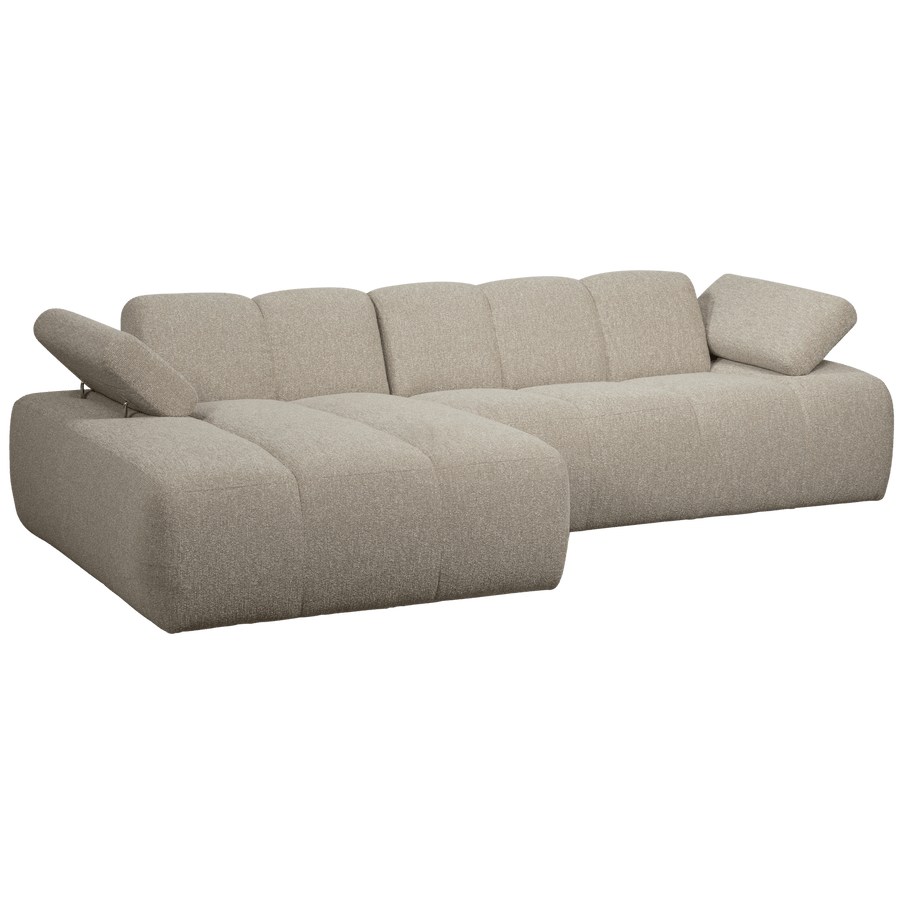 MOJO CHAISE LONGUE BANK LINKS BOUCLE BEIGE MELANGE