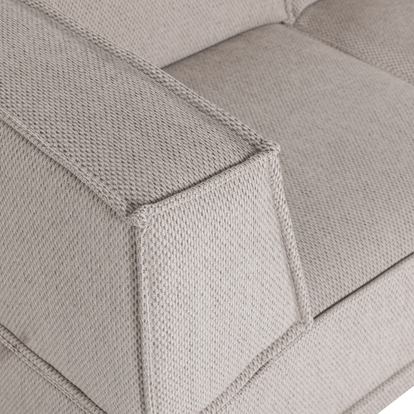 MANU CHAISE LONGUE BANK RECHTS GROVE CHENILLE NATUREL [fsc]