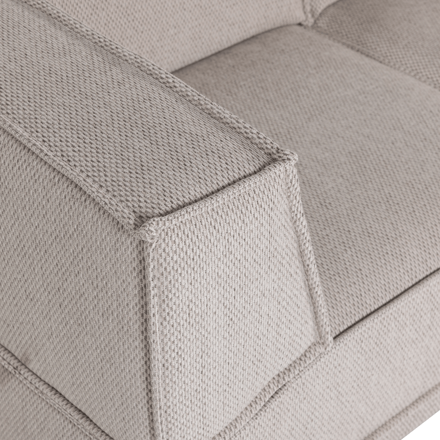 MANU CHAISE LONGUE BANK RECHTS GROVE CHENILLE NATUREL [fsc]