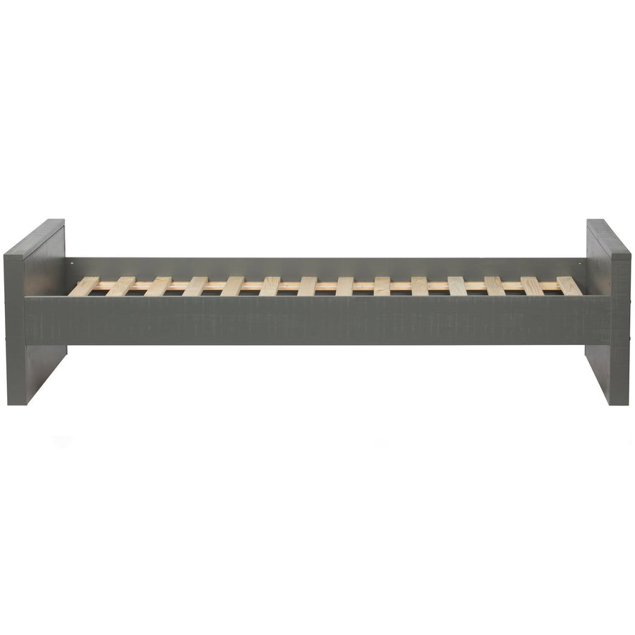 MORRIS BED GRENEN LEEM 90X200 CM EXCL. LATTENBODEM [fsc]