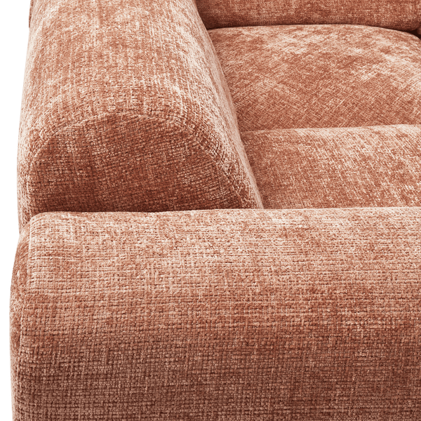 CLOUD HOEKBANK LINKS GEWEVEN CHENILLE TERRA