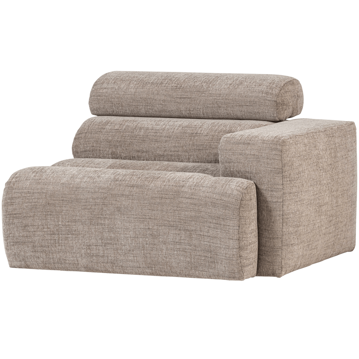 NOVI 1-ZITS ELEMENT ARM RECHTS NATUREL MELANGE