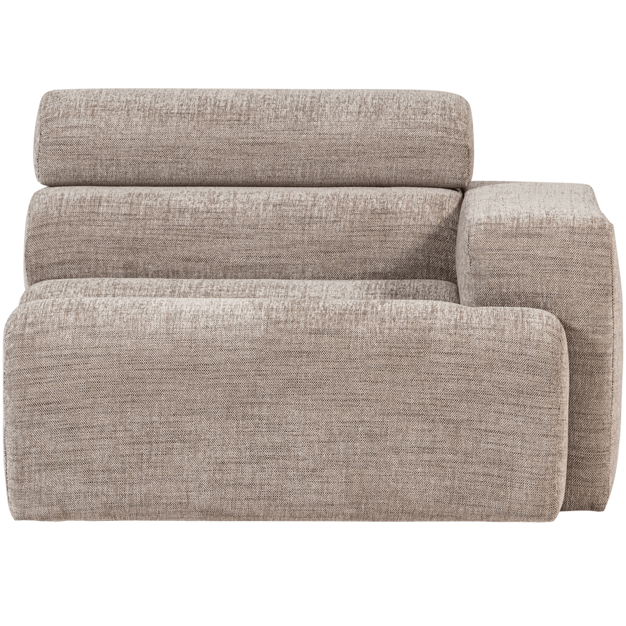 NOVI 1-ZITS ELEMENT ARM RECHTS NATUREL MELANGE